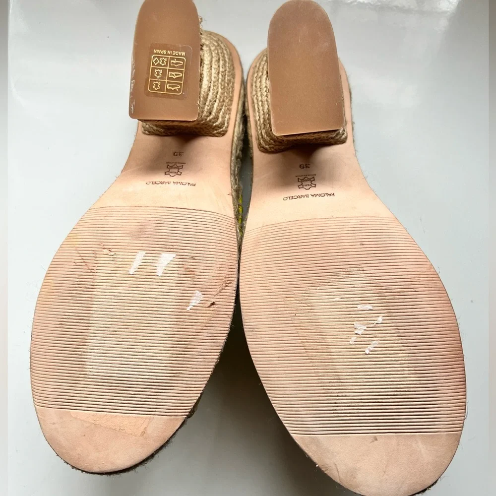 PALOMA BARCELO Leonor Slide Sandal in‎ Mint Size 39